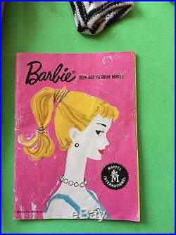 Vtg Barbie #3 Brunette Doll Hoop Earringsjapan