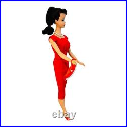 VTG Barbie #4 Ponytail Brunette Sheath Sensation #986 Dress Purse Shoes Necklac VTG Barbie #4 Ponytail Brunette Sheath Sensation #986 Dress Purse Shoes Necklac