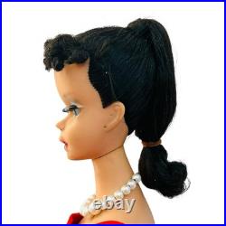 VTG Barbie #4 Ponytail Brunette Sheath Sensation #986 Dress Purse Shoes Necklac VTG Barbie #4 Ponytail Brunette Sheath Sensation #986 Dress Purse Shoes Necklac