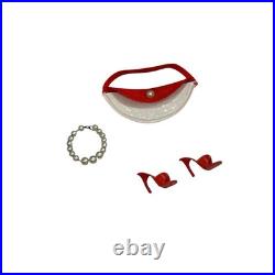 VTG Barbie #4 Ponytail Brunette Sheath Sensation #986 Dress Purse Shoes Necklac VTG Barbie #4 Ponytail Brunette Sheath Sensation #986 Dress Purse Shoes Necklac
