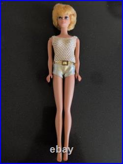 VTG Barbie Blonde Bubblecut Doll Bubblegum Pink Lips White Ginger Platinum M74