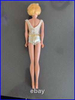 VTG Barbie Blonde Bubblecut Doll Bubblegum Pink Lips White Ginger Platinum M74