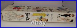 VTG Barbie Brunette Bubble Cut No. 850 1960s Original Doll withStand, Boxed