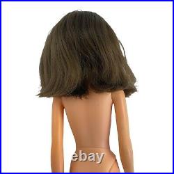 VTG Barbie FRANCIE Doll Bendable Legs Brunette Flip Hair Lashes TNT 1966