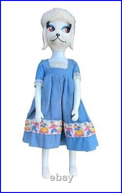 VTG Hasbro PETEENA POODLE Doll 1966 with Outfit Made In Japan 9 Dress