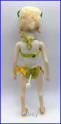 VTG Japan Hasbro 1966 Peteena pampered Poodle Doll glasses tail shoes bikini WOW
