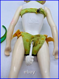 VTG Japan Hasbro 1966 Peteena pampered Poodle Doll glasses tail shoes bikini WOW