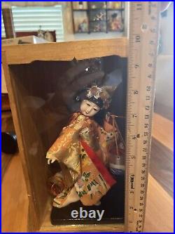 VTG Japanese Kyugetsu Doll Tokyo Japan With Case