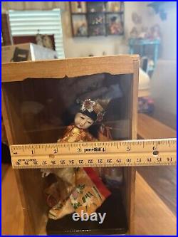 VTG Japanese Kyugetsu Doll Tokyo Japan With Case
