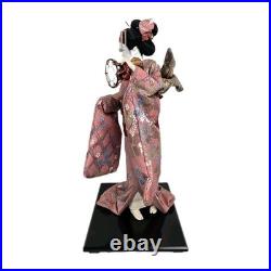 VTG Japanese Sukiyo's Oyama Doll, Butterfly Kimono, Geisha Maiko Traditional