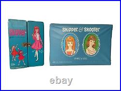 VTG Skipper Skooter Doll Lot of Clothing Accessories Case (3) Dolls (2) Cases