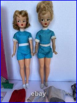 VTG Tammy 1960s Blonde & Brunette Doll's Ideal Toy Corp Original Box Mixed Lot