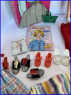 VTG Tammy 1960s Blonde & Brunette Doll's Ideal Toy Corp Original Box Mixed Lot
