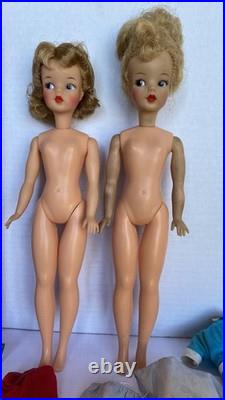 VTG Tammy 1960s Blonde & Brunette Doll's Ideal Toy Corp Original Box Mixed Lot