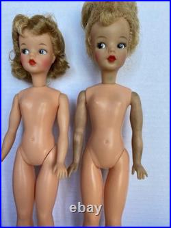 VTG Tammy 1960s Blonde & Brunette Doll's Ideal Toy Corp Original Box Mixed Lot