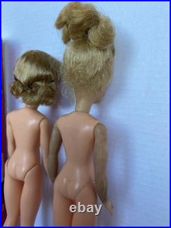 VTG Tammy 1960s Blonde & Brunette Doll's Ideal Toy Corp Original Box Mixed Lot