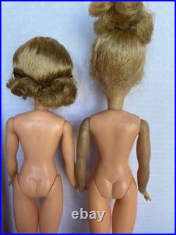 VTG Tammy 1960s Blonde & Brunette Doll's Ideal Toy Corp Original Box Mixed Lot