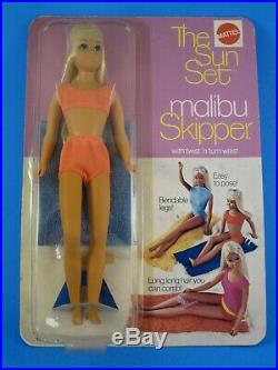 Vintage1970 Malibu Skipper Barbie's Little Sister NRFP Barbie the Sun Set Mattel