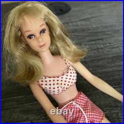 Vintage 1140 Francie Barbie Doll Straight Leg w Original Swimsuit Blonde