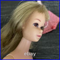 Vintage 1140 Francie Barbie Doll Straight Leg w Original Swimsuit Blonde
