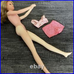 Vintage 1140 Francie Barbie Doll Straight Leg w Original Swimsuit Blonde