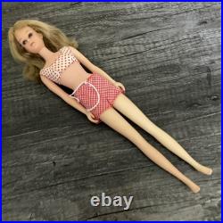 Vintage 1140 Francie Barbie Doll Straight Leg w Original Swimsuit Blonde