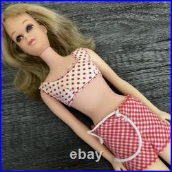 Vintage 1140 Francie Barbie Doll Straight Leg w Original Swimsuit Blonde