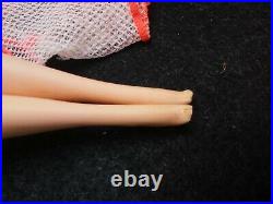 Vintage 1160 Brownette TNT Barbie Doll Twist N Turn In Swimsuit & Cover up C30