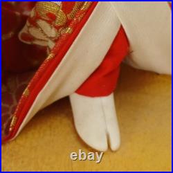 Vintage 18 Japanese Geisha Doll Kimono Porcelain Face YOSHITOKU OBAYAMA