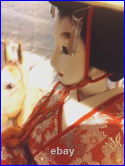 Vintage 1950s Large 23 Nishi Doll Japan Nanamaigasa Dohjohji ND Mid Century Vintage 1950s Large 23 Nishi Doll Japan Nanamaigasa Dohjohji ND Mid Century