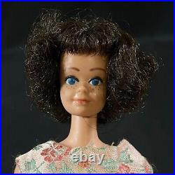 Vintage 1958 1962 Japan Brunette BARBIE Midge with Freckles wearing cheongsam