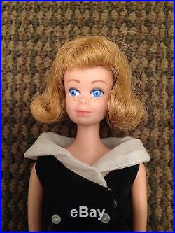 Vintage 1958 1962 Mattel Barbie Doll Midge Ash Red Blonde Girl Foot Marked Japan