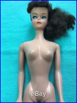 Vintage 1958 1962 Mattel Barbie Midge & Swim Suit Brown Hair Ponytail Japan #7