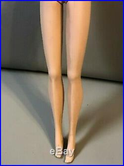 Vintage 1958 AMERICAN GIRL BARBIE Blonde Bendable Knees BARBIE DAY DRESS Japan