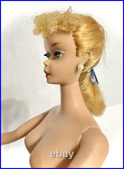 Vintage 1958 Blonde Barbie Doll MCMLVIII Mattel. Japan. Ponytail