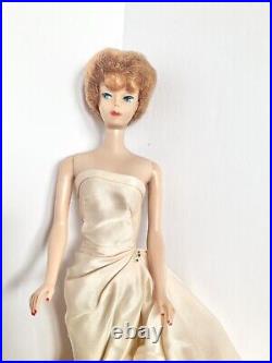 Vintage 1958 Bubble Cut Red Hair Barbie, Japan, 11in, #7 WithEnchanted Evening Gown