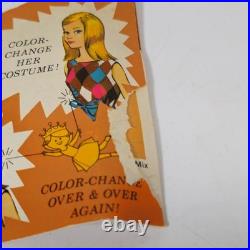 Vintage 1958 Color Magic Barbie Doll Japan with Booklet and Stand RARE