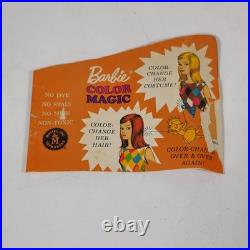 Vintage 1958 Color Magic Barbie Doll Japan with Booklet and Stand RARE