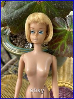 Vintage 1958 Japan Blonde American Girl Barbie Doll Very Good Condition