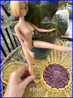 Vintage 1958 Japan Blonde American Girl Barbie Doll Very Good Condition