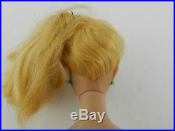 Vintage 1958 Mattel Barbie II Blonde Doll Ponytail Blue Eyes JAPAN on Foot
