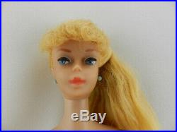 Vintage 1958 Mattel Barbie II Blonde Doll Ponytail Blue Eyes JAPAN on Foot