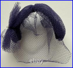 Vintage 1959 Barbie Gay Parisienne #964 Blue Tulle Headband HAT ONLY, No Doll