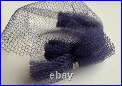 Vintage 1959 Barbie Gay Parisienne #964 Blue Tulle Headband HAT ONLY, No Doll