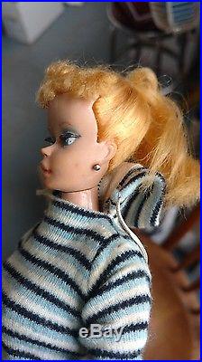 Vintage 1959 Barbie Ponytail Doll #850 with Original Box Mattel Japan