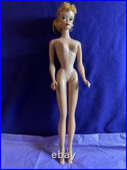 Vintage 1960 Blonde Ponytail Barbie #4 Mattel with In The Mood for Love #940