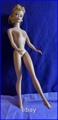 Vintage 1960 Blonde Ponytail Barbie #4 Mattel with In The Mood for Love #940