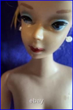 Vintage 1960 Blonde Ponytail Barbie #4 Mattel with In The Mood for Love #940