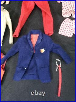 Vintage 1960 Mattel Allan Ken's Buddy Doll Japan lot with 16pc clothes