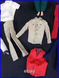 Vintage 1960 Mattel Allan Ken's Buddy Doll Japan lot with 16pc clothes